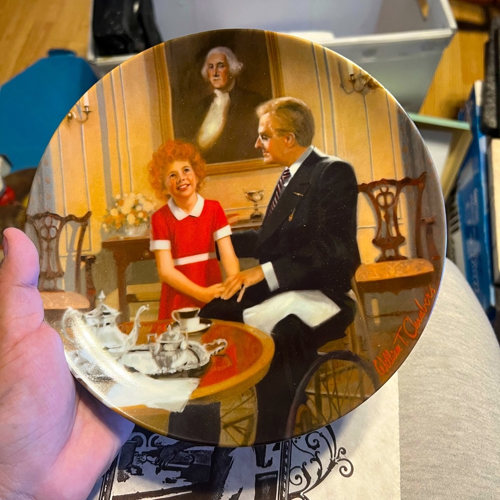 Vintage collectible plates